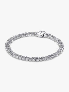 Pandora Pavé Cuban Chain Bracelet